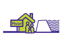 Gezin met huurwoning, binnendijks
