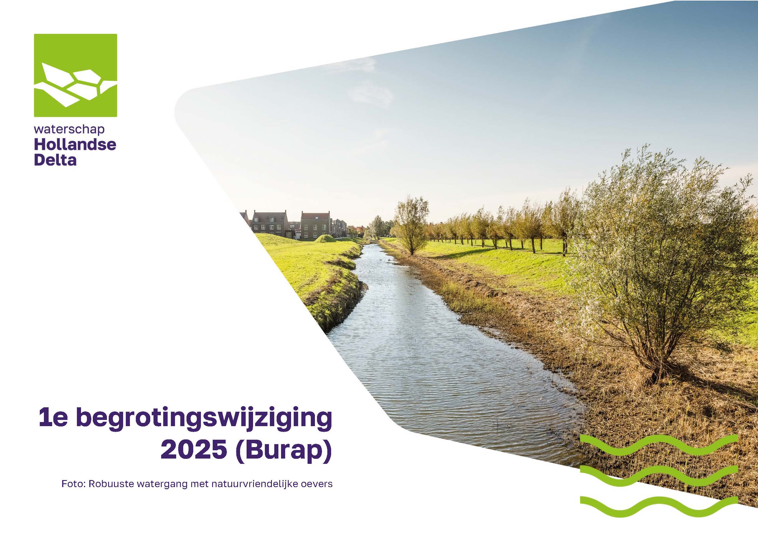 Waterschap Hollandse Delta - 1e begrotingswijziging 2025 (Burap)